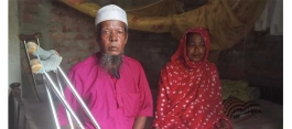 পা হারিয়েও হার মানেননি আবু তাহের-জেসমিন।।   ঘুরতে পারে ভাগ্যের চাকা, প্রয়োজন একটি অটোরিকশা