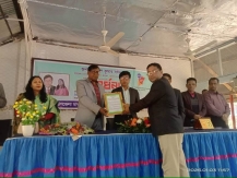 শ্রীমঙ্গলে শিক্ষা অফিসারকে বিদায় সংবর্ধনা